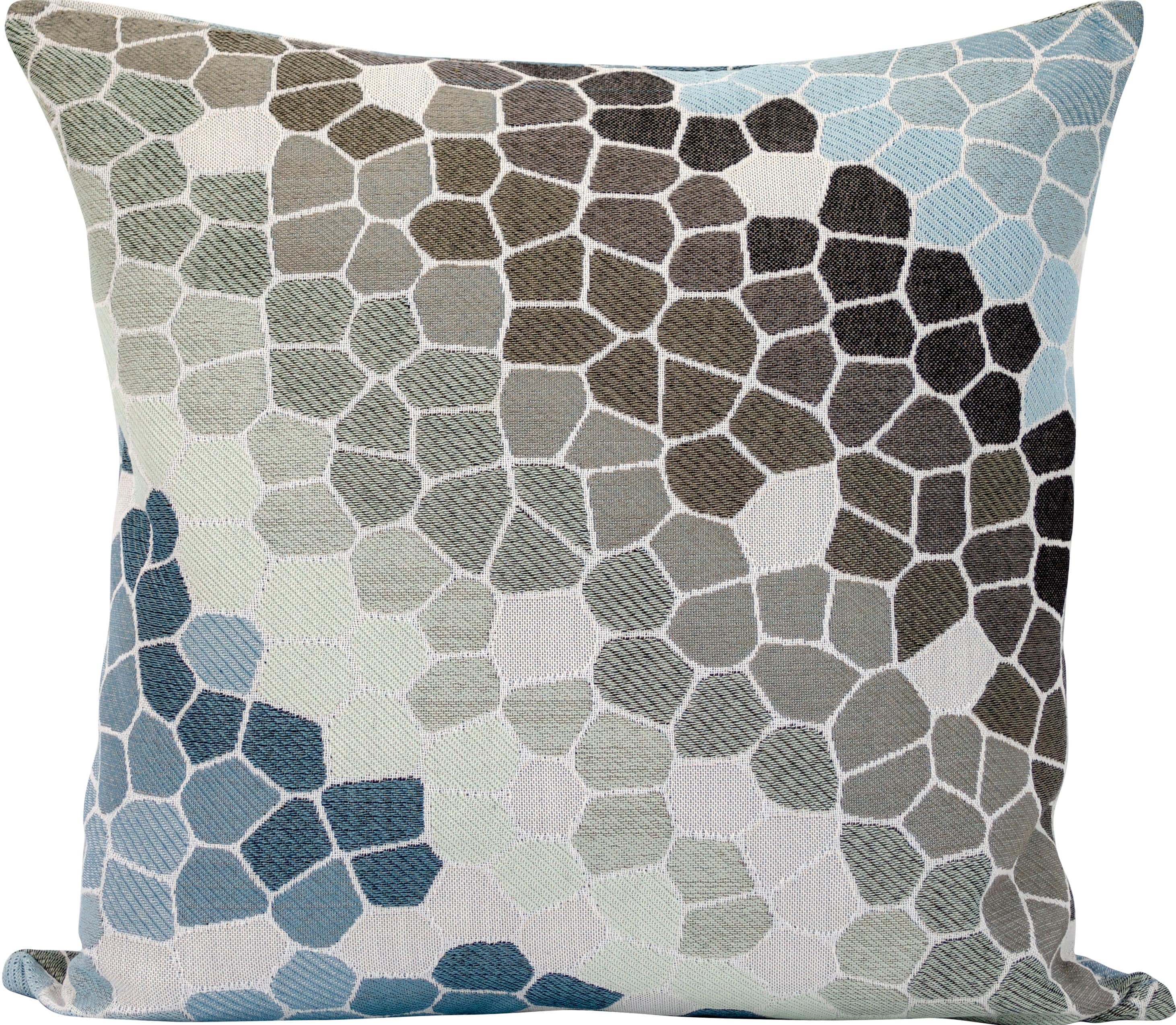 Urban Loft by Westex Shiny Shag Emerald Poly Filled Decorative Throw Pillow Cushion 20 x 20