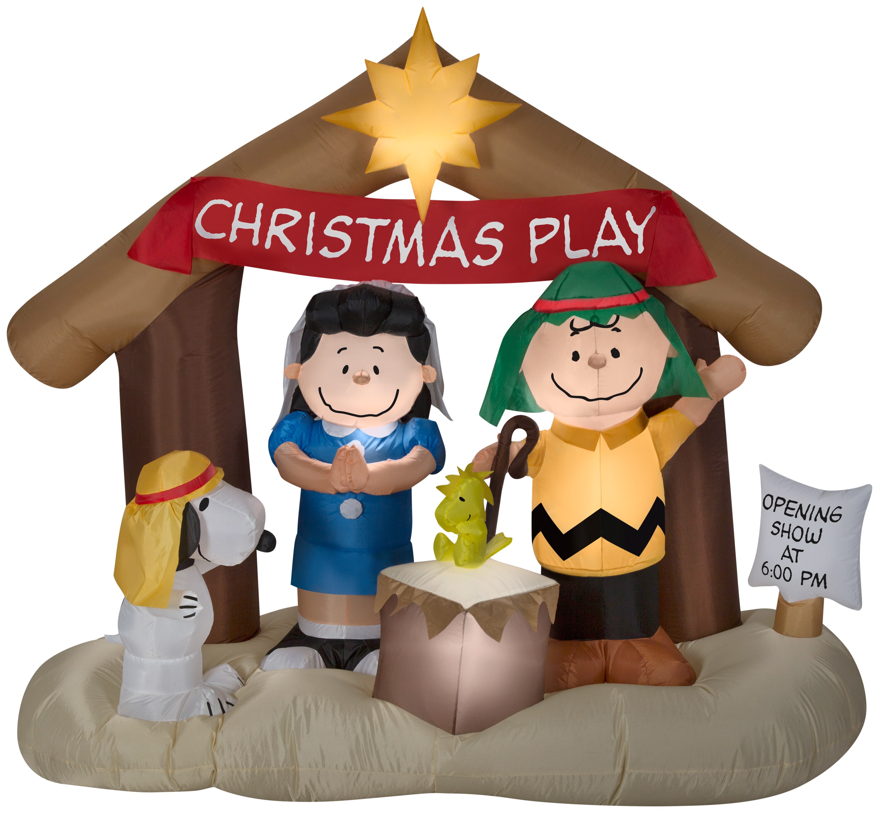 christmas inflatables manger