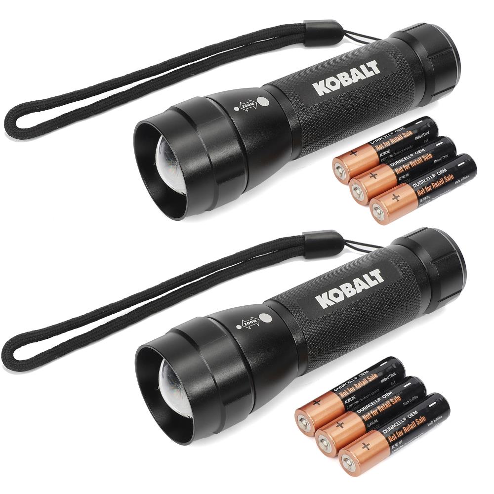 3 Pack Mini Flashlight Zoomable Tactical Flashlight Torch Light+Battery+Charger 