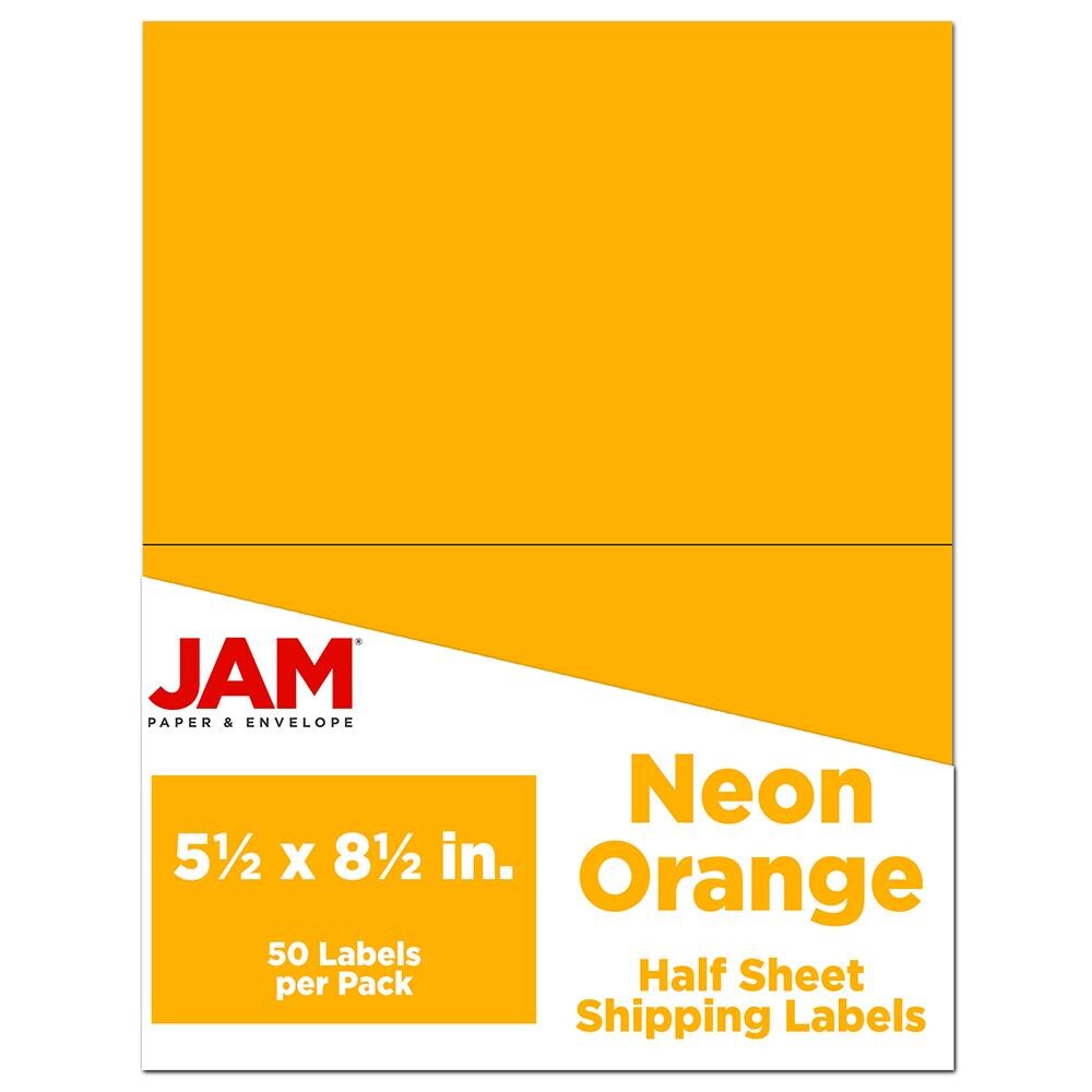 Size 3 X 5 Sheets 50 Per Pack Bright Neon Fluorescent Labels Stickers 