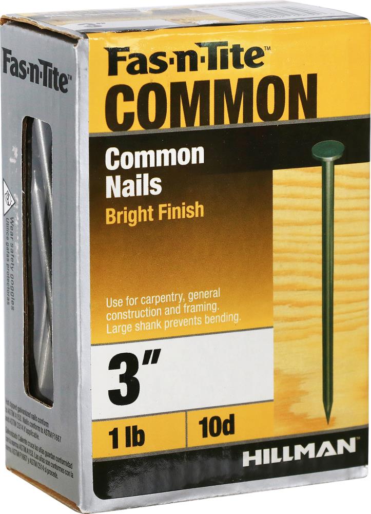 Fas N Tite 3 In 9 Gauge Common Nails In The Specialty Nails Department