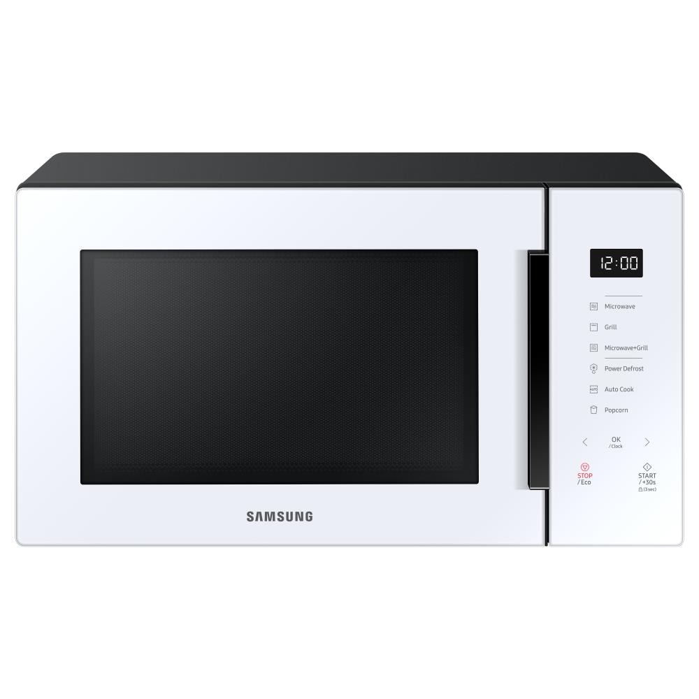 Easy to Clean Interior Eco Mode and Child Safety Lock Ft MG11T5018CC/AA Samsung Countertop Microwave Oven with 1.1 Cu Capacity and 1000 Watts of Power Grilling Element Charcoal/Black 