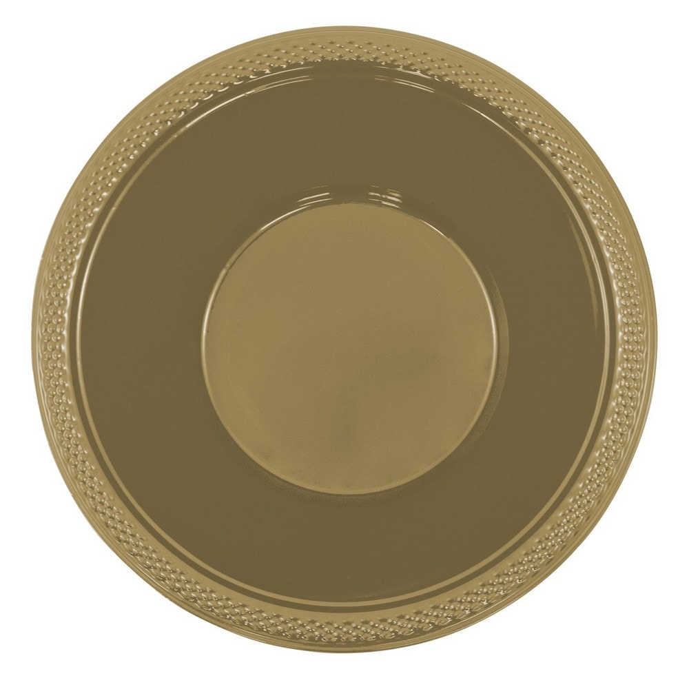 Details about   Gold Plastic Bowls Pack of 20 