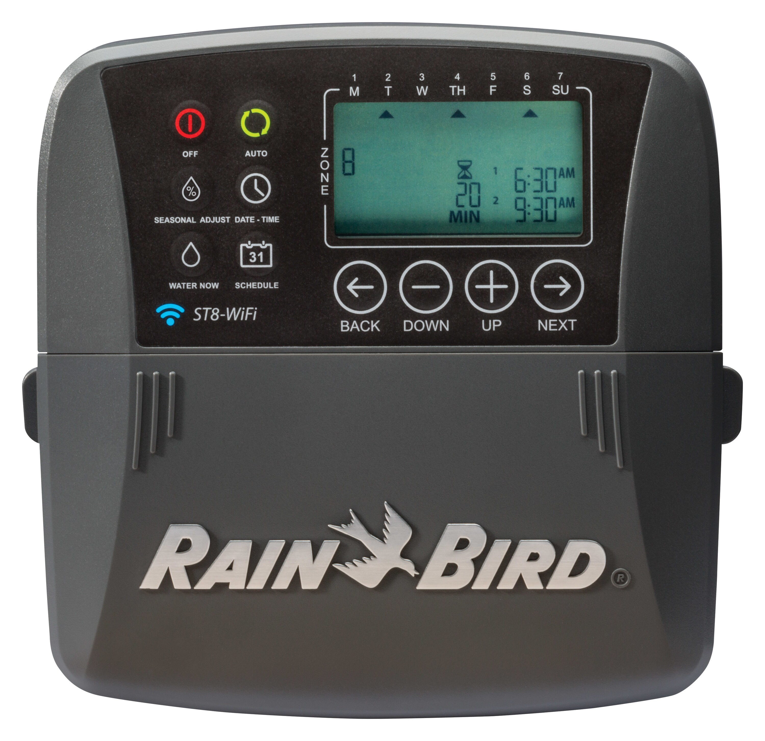 Irrigation Timer 12 Station Indoor Outdoor Garden Sprinkler Controller Rain Bird 