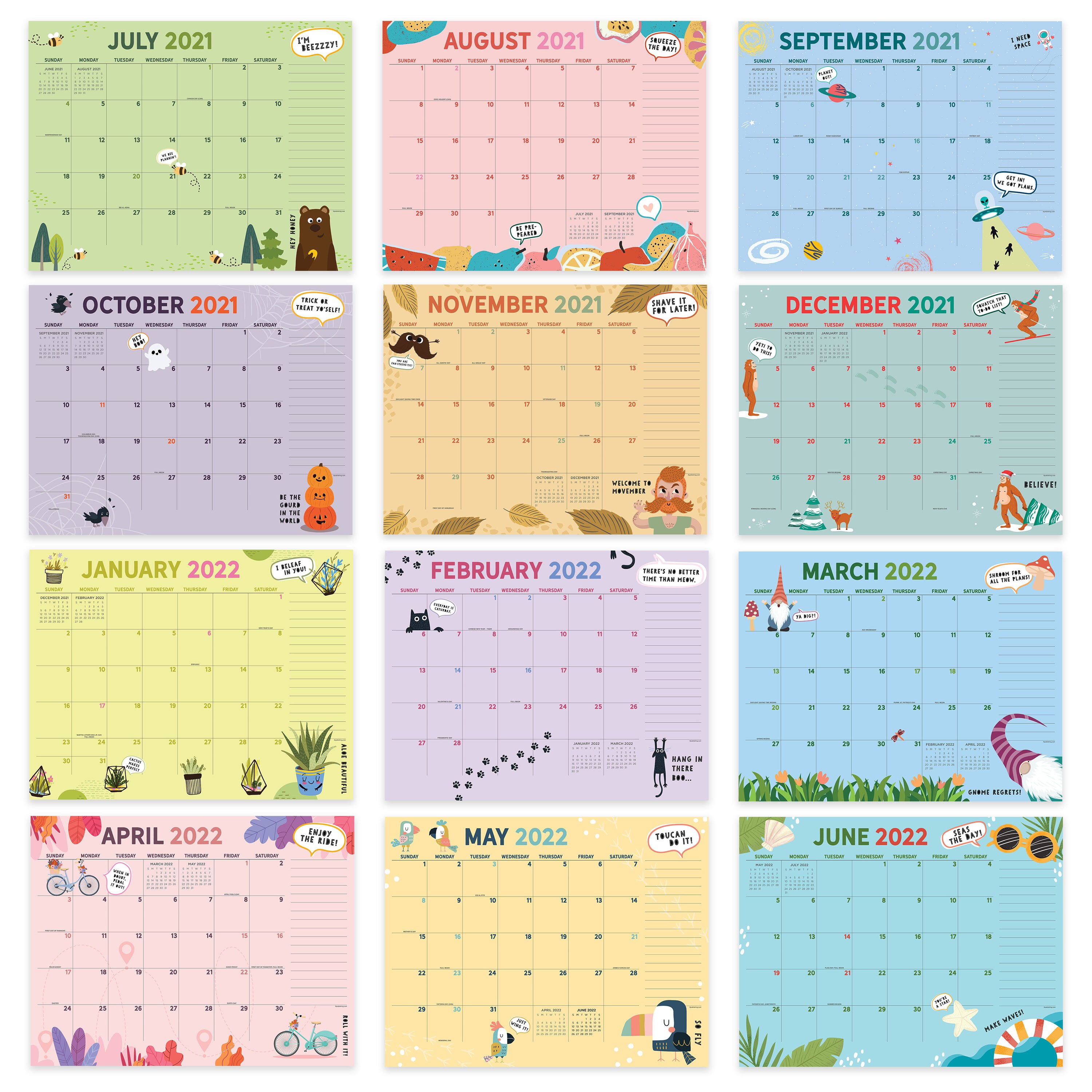 Academic July2021-June2022 Monthly Theme Large Desk Pad Monthly Blotter Calendar Academic July2021-June2022 Monthly Theme Large Desk Pad Monthly Blotter Calendar