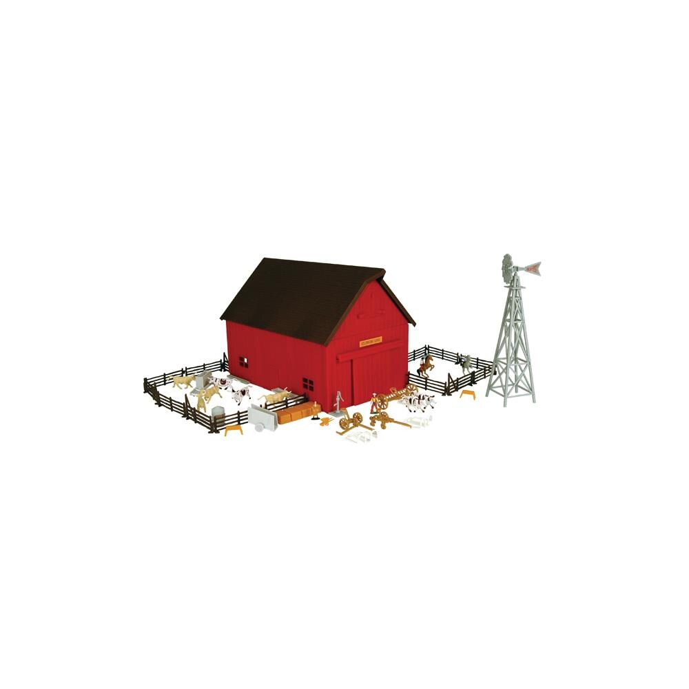 Ertl 1/64 Scale Western Barn With Over 65 Plastic Piece Farm Toys 