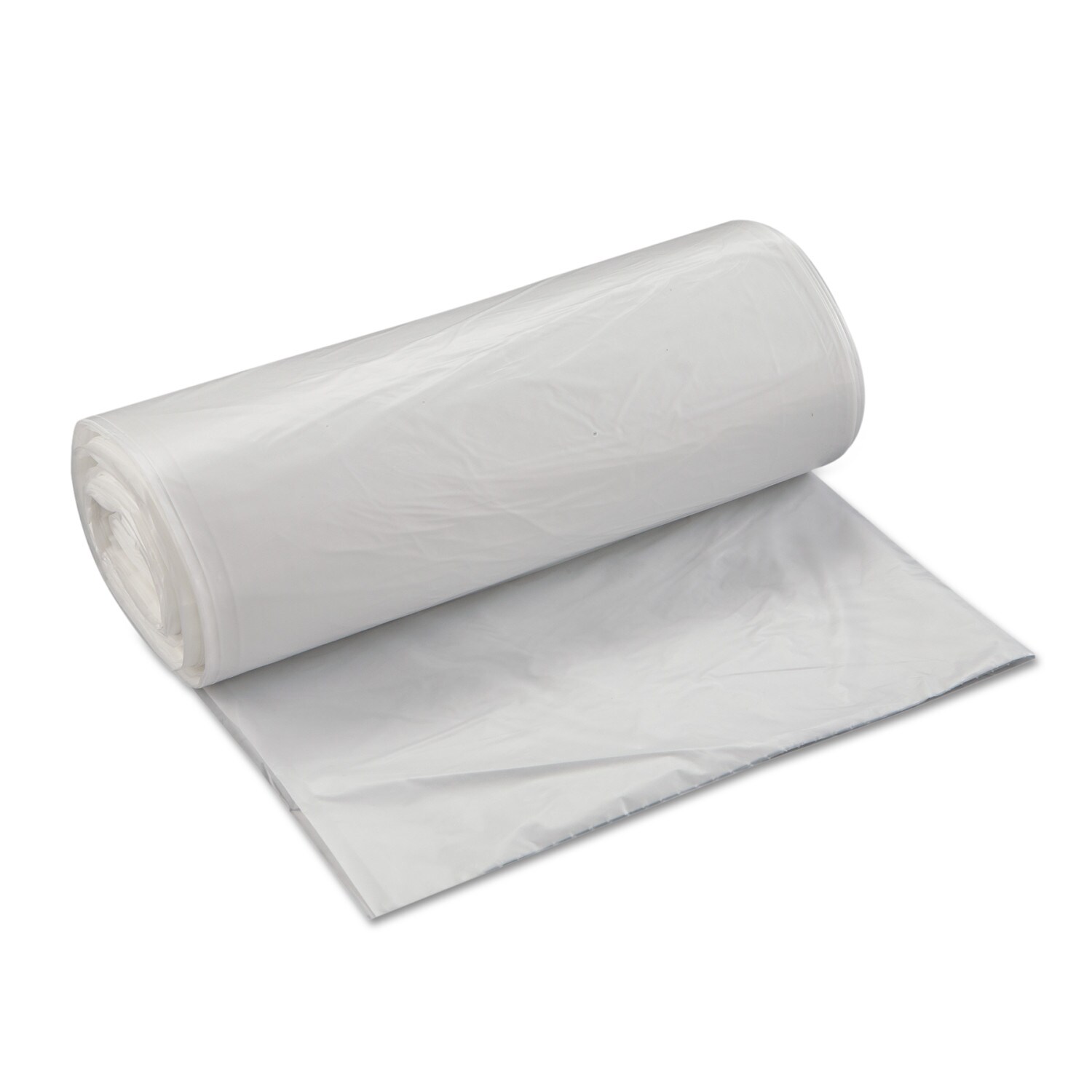 Inteplast Group EC202206N High-Density Can Liner 20 x 22 7-Gallon 6 Micron Clear 50/Roll 