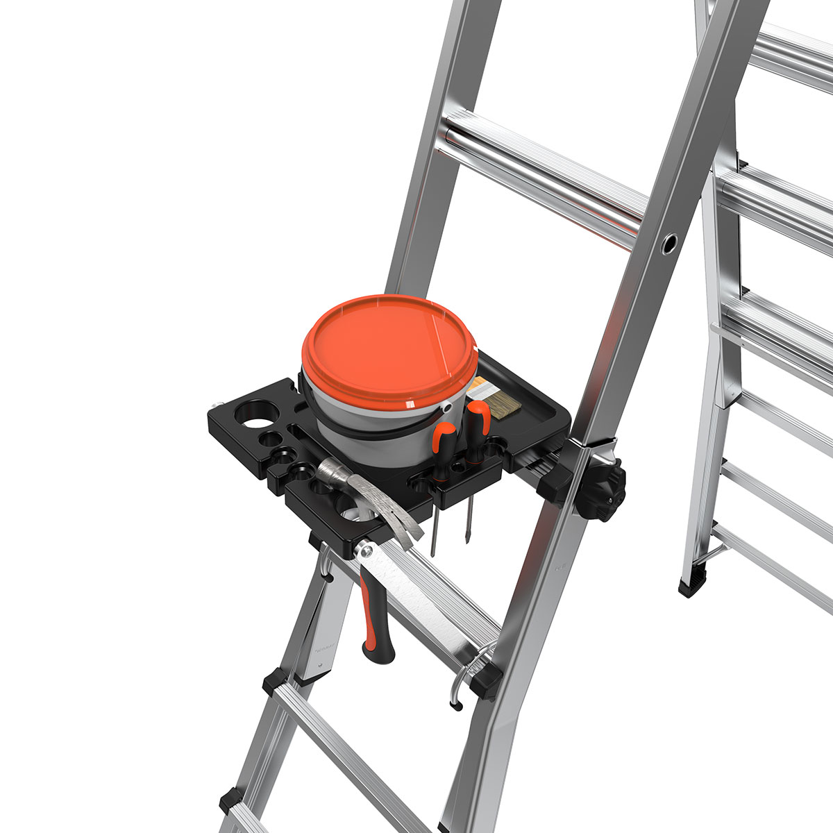 Gorilla Mighty Ladder Platform Step and Project Tray for sale online 