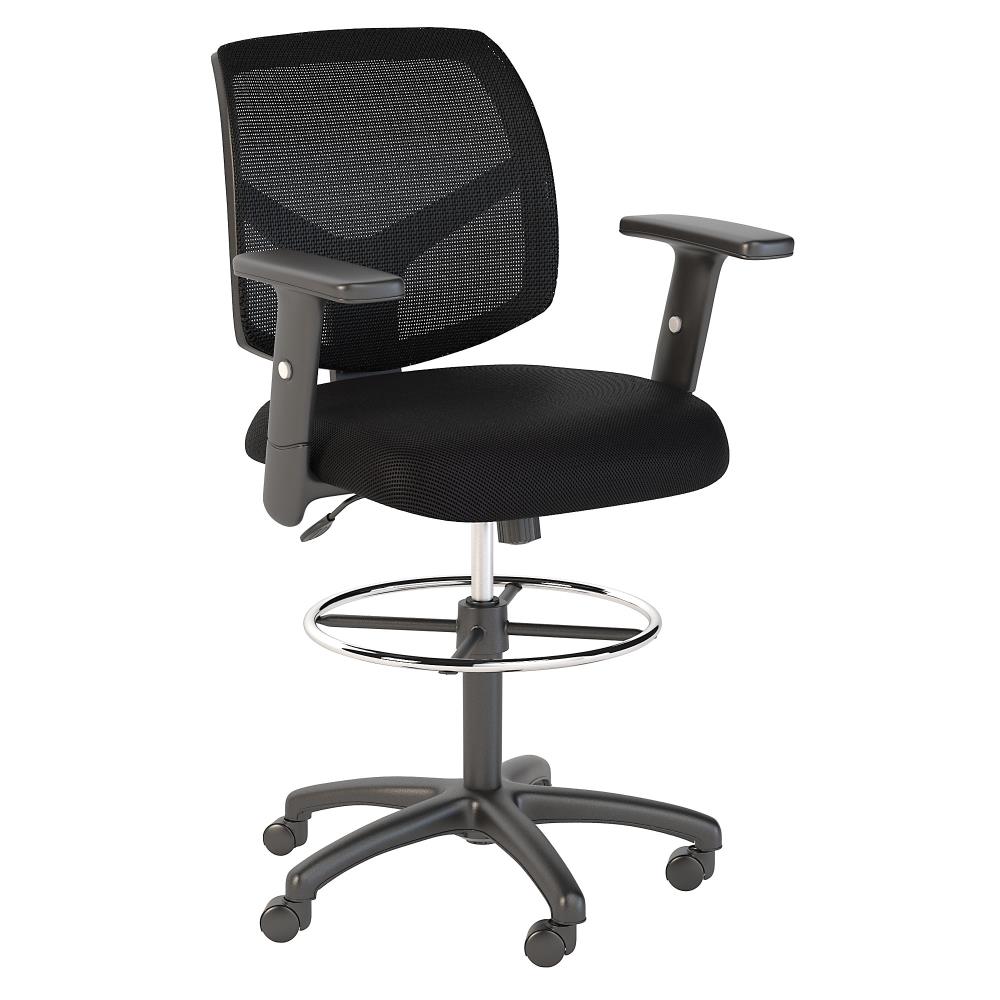 deluxe mesh back drafting chair with adjustable footring