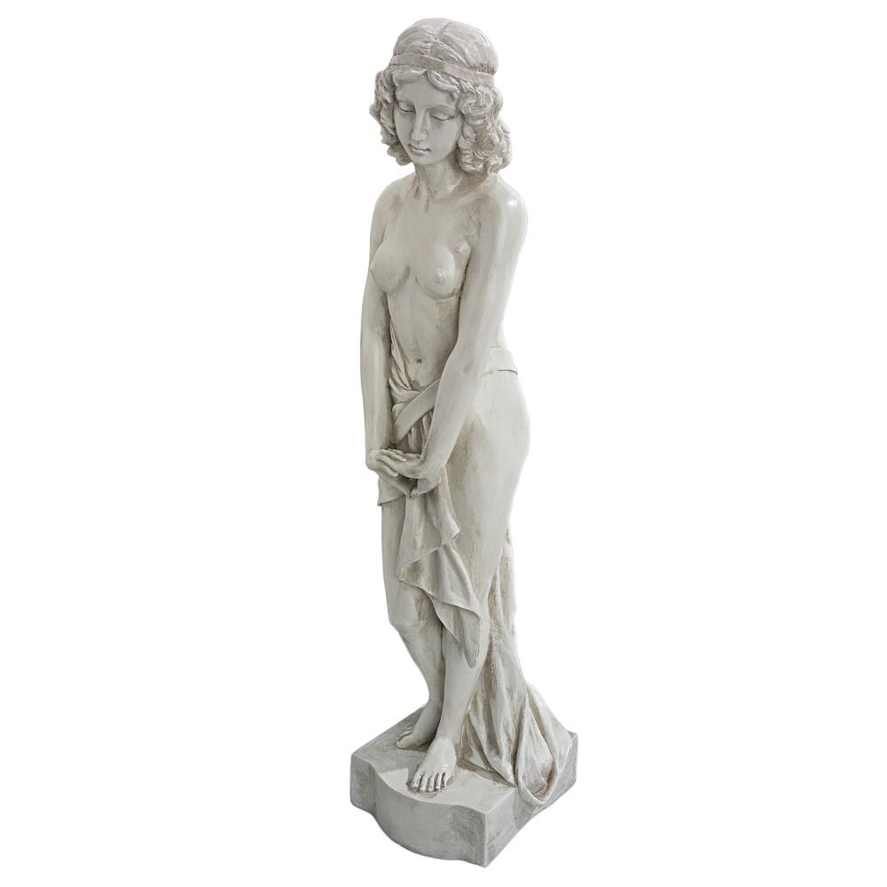 Photo 1 of **DAMAGED**Broken arm**Design Toscano 34-in H x 8-in W Off-White People Garden Statue