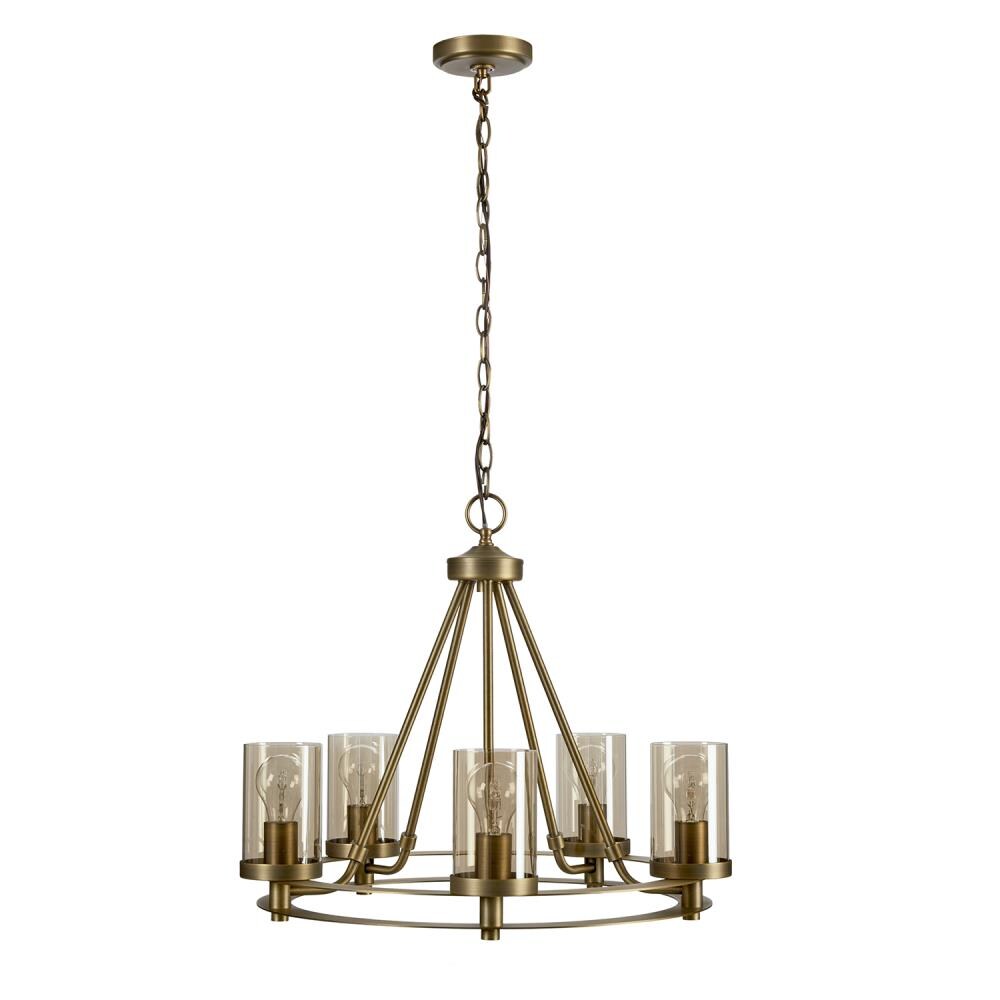 allen roth 5 light chandelier