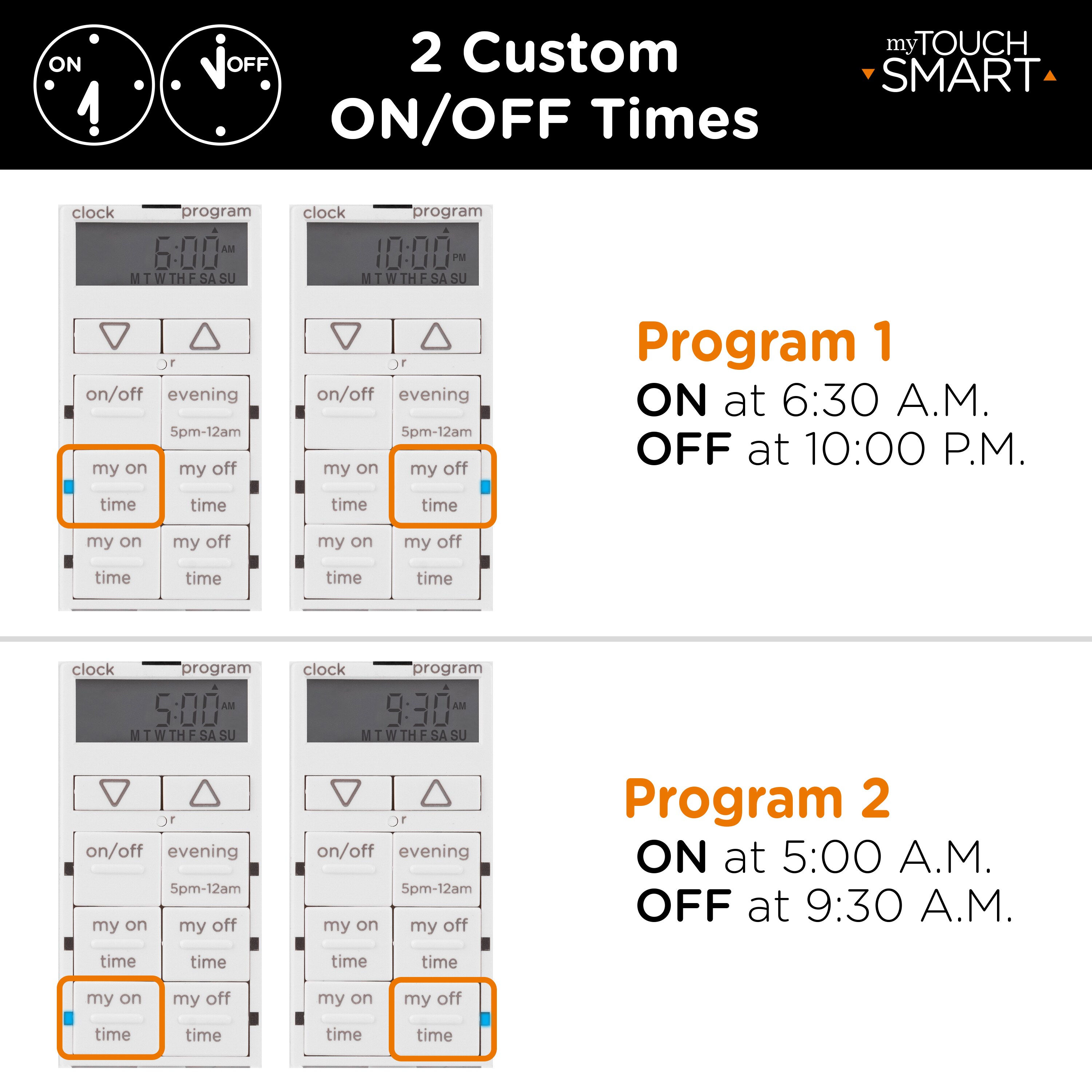 myTouchSmart Inwall Lighting Timer in the Lighting Timers department