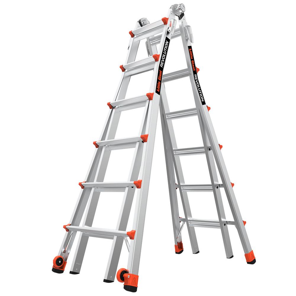 Little Giant Ladders Revolution M26 Aluminum 25.5-ft Reach Type 1A 