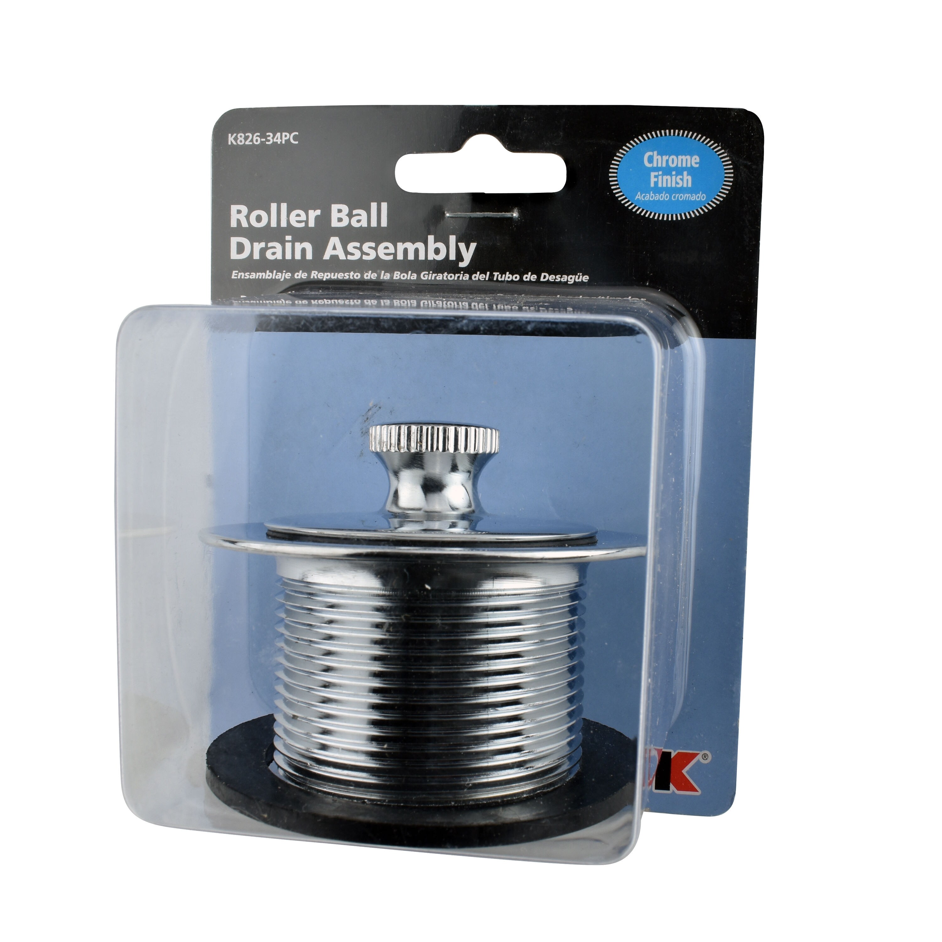 new. DoIt Roller Ball Tub Drain Assembly 479225 OM  1-5 