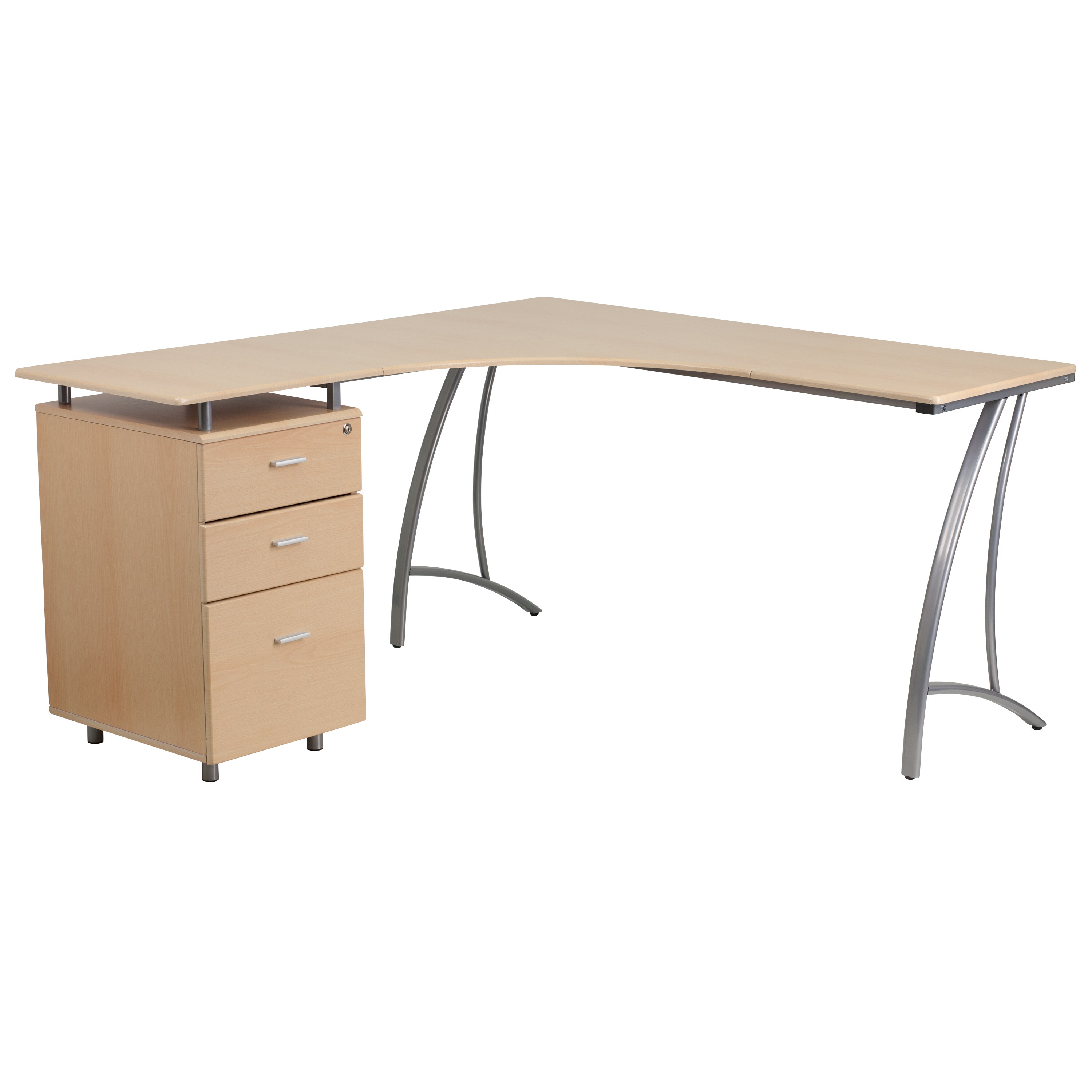 flash furniture l shaped desk