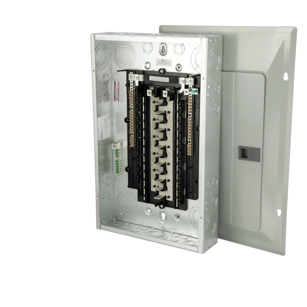 Eaton BR1224B100GK Type BR 12-Space Indoor Main Breaker Panel 100A WHITE Cover 