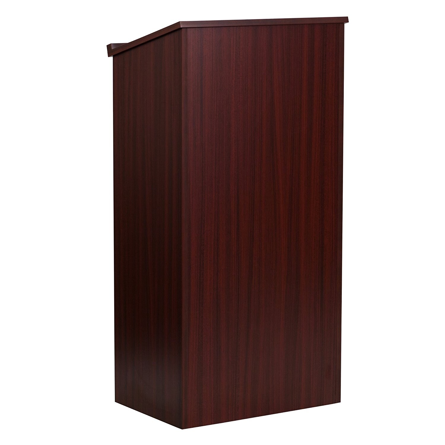AdirOffice 661-01 Mahogany Stand up Podium with Adjustable Shelf for sale online 