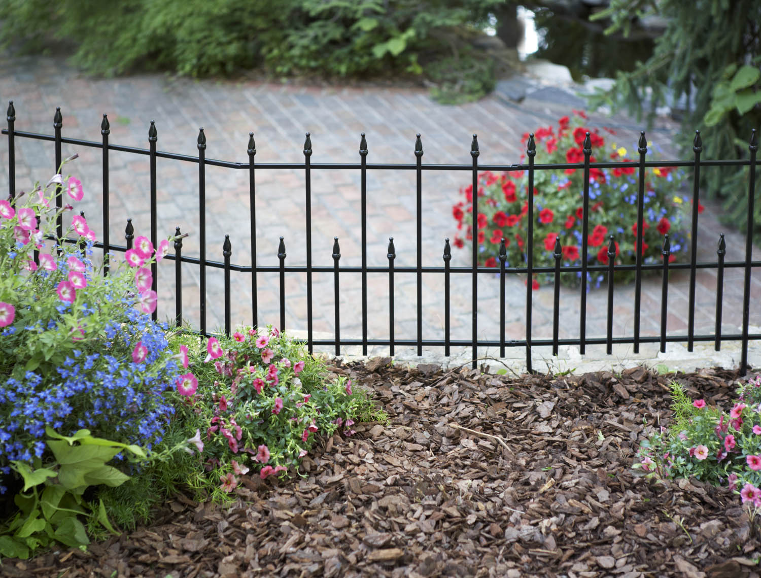 Unbranded FINIAL BORDER FENCE in the Garden Fencing department at