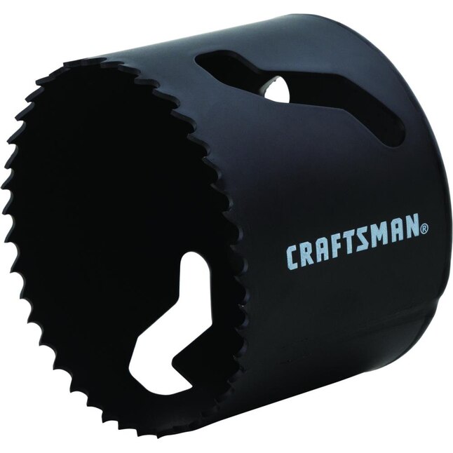 Details about   CRAFTSMAN 2-1/4" CARBON HOLE SAW WITH QUICK CHANGE SHANK 966289