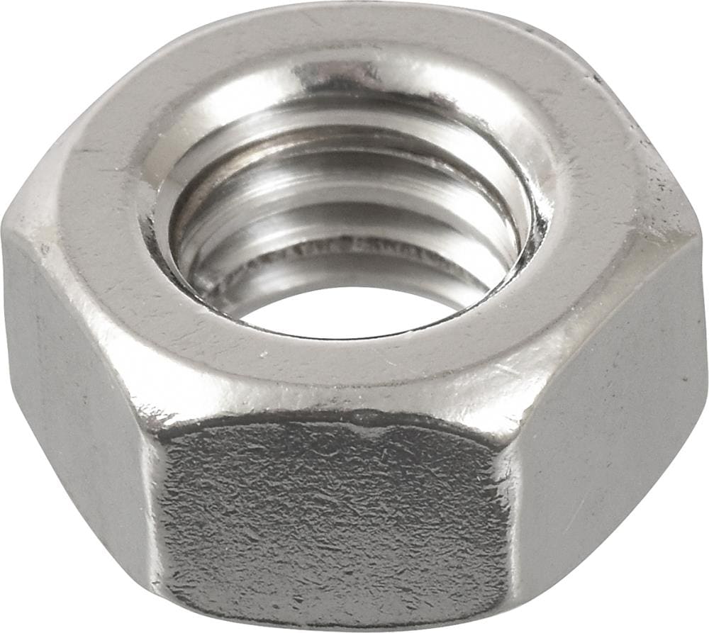 20-SS 3/8"-16 FULL HEX NUTS COARSE THREAD 18-8 STAINLESS STEEL FASTENER HARDWARE 
