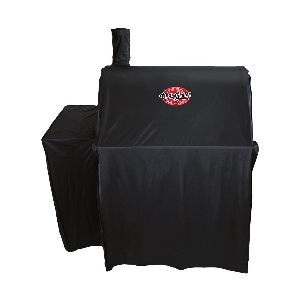 Black Char-Broil 2346444P04 55-inch Large Smoker Cover 