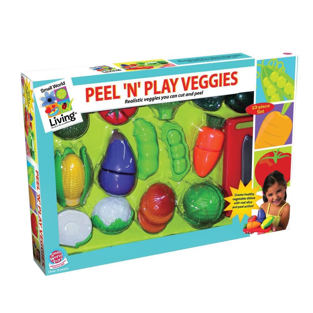 BRIGHT GREEN PEA PODS Faux Pretend Play Vegetable Food Piece Part Kid Kitchen 