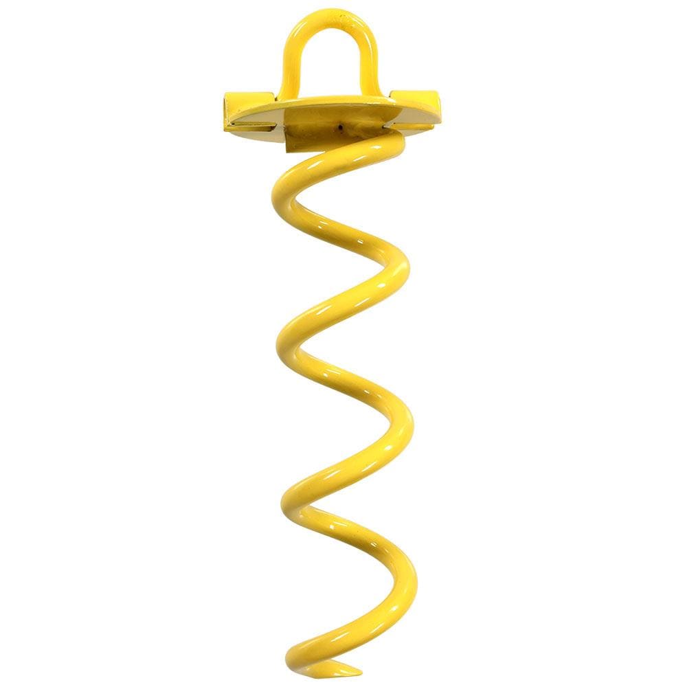Outdoor Camping Spiral Ground Anchor Screw Dog Tie-Out Ground Nail Backyard 