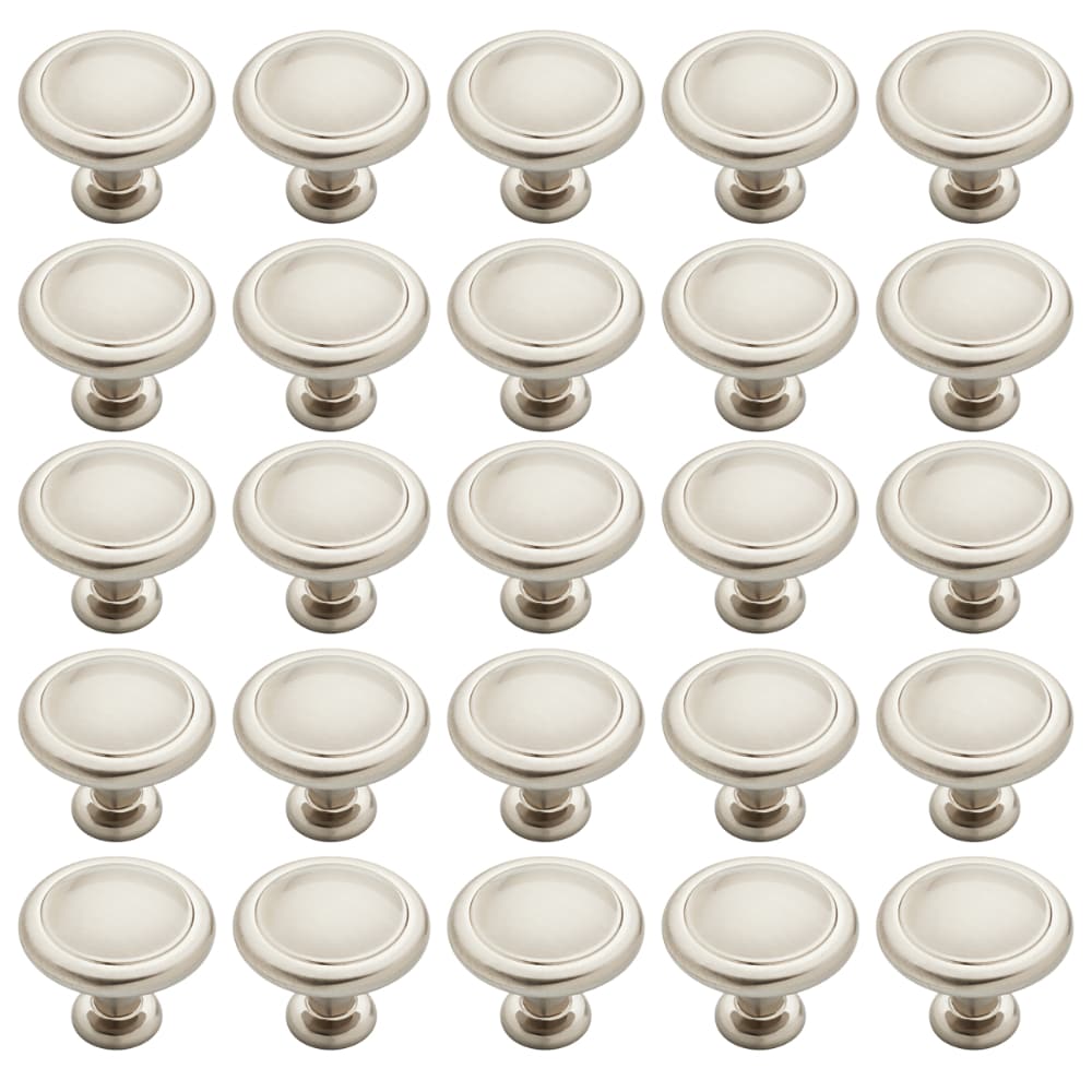 1-1/4 Franklin Brass P35597K-SN-B Casual Ring Cabinet Knob Brushed Nickel 10 Piece 32mm
