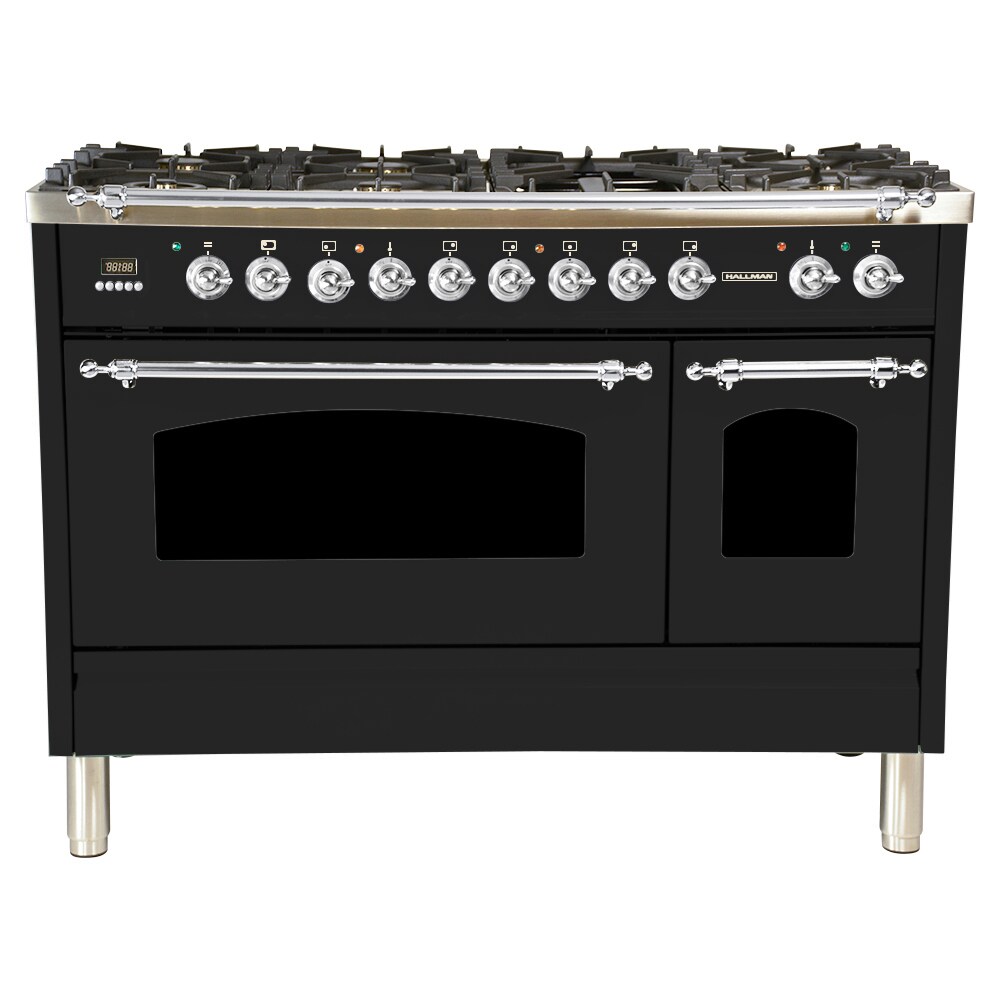 hallman dual fuel range