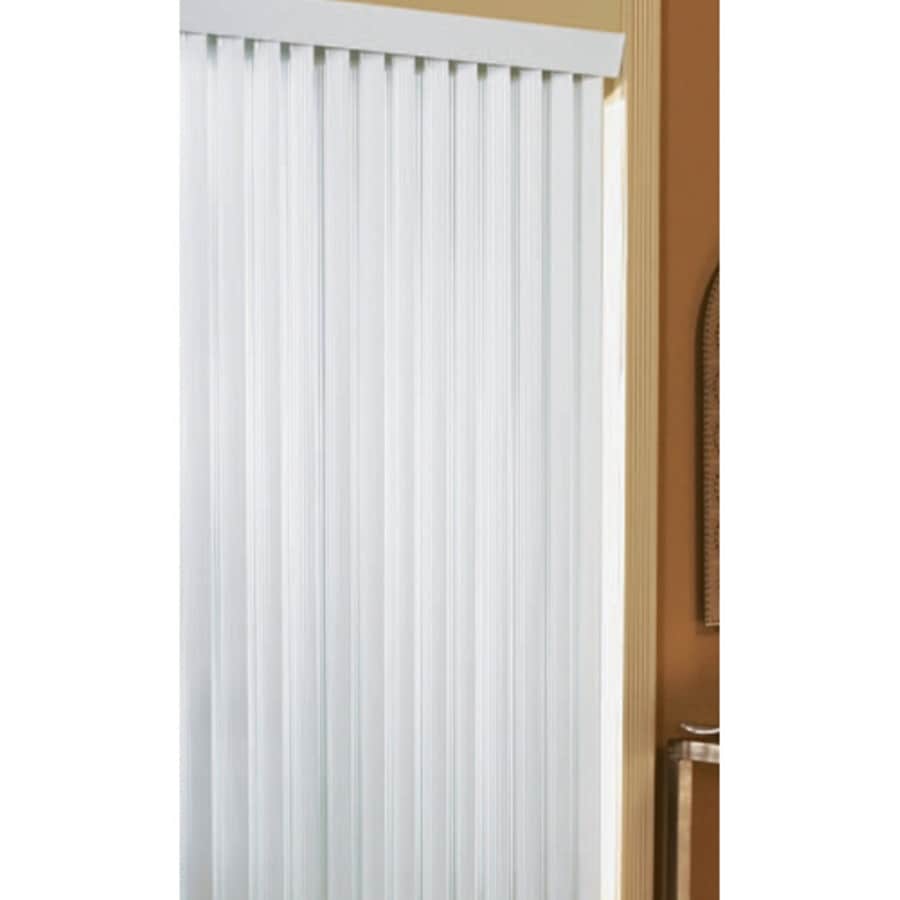 W x 84 in Cordless Vertical Blind 78 in L Light Filtering Trimmable Length 