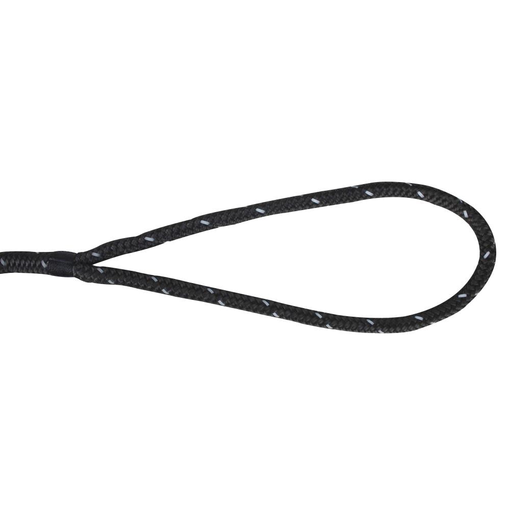 Extreme Max 3006.2463 BoatTector Double Braid Nylon Dock Line 3/8 x 15 Black w/ Reflective Tracer