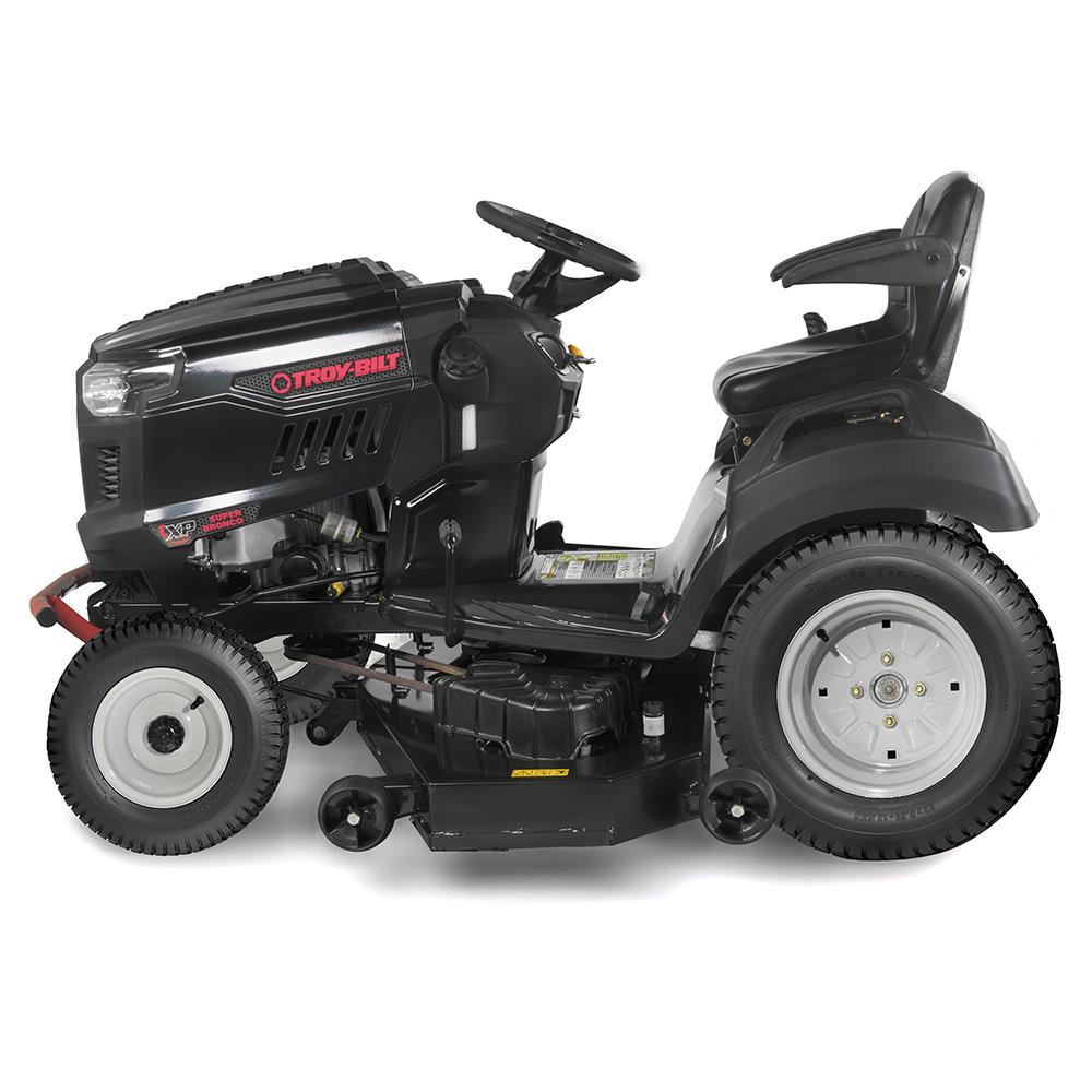 Troy Bilt Xp Super Bronco 54 26 Hp V Twin Hydrostatic 54 In Riding Lawn Mower Mulching Capable