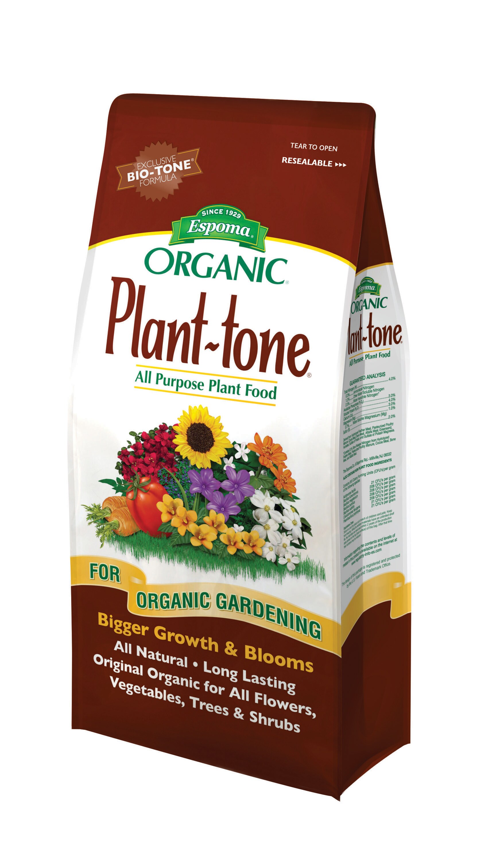 Espoma Plant tone 18 lb Organic Natural All purpose Food at Lowes.com