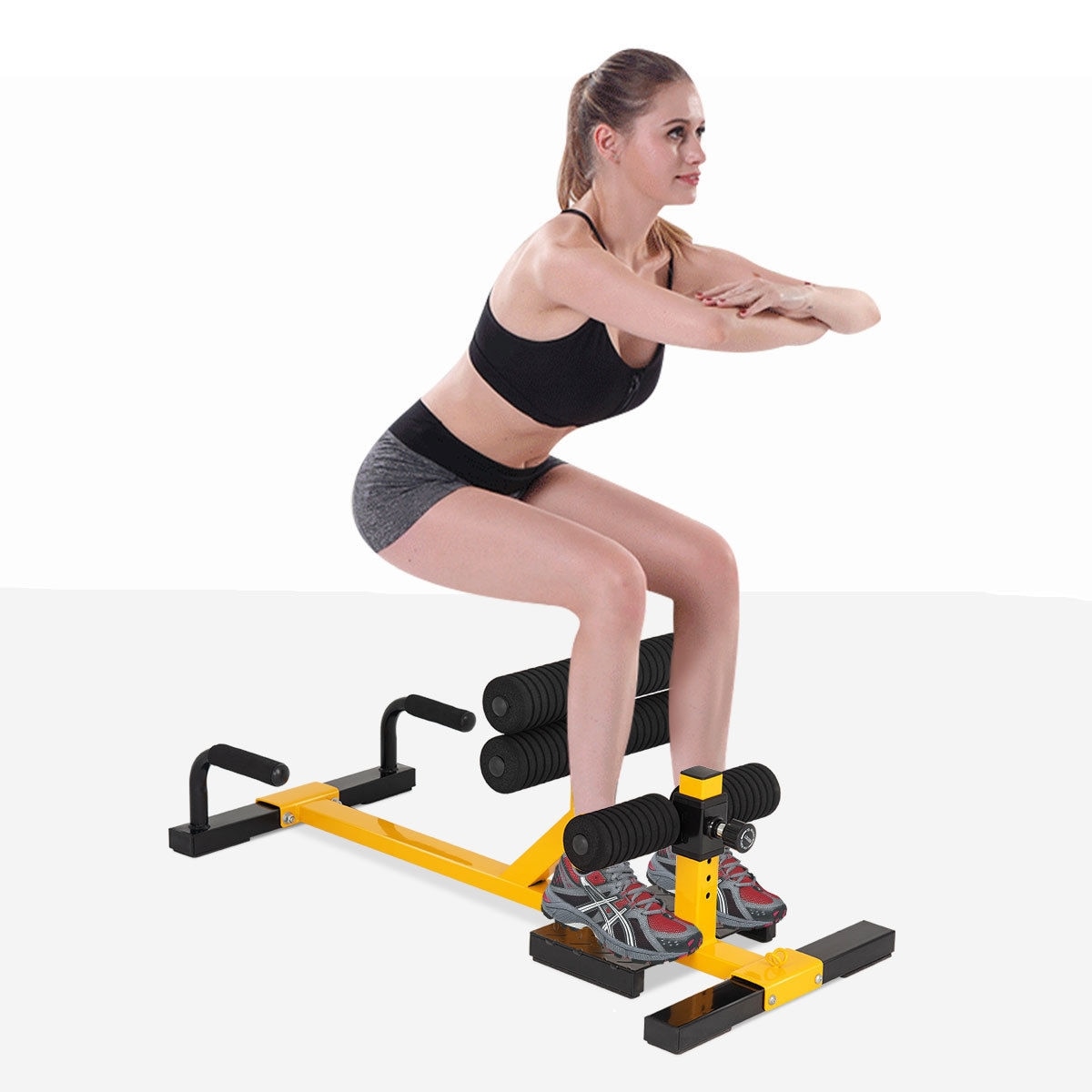 Sissy Squat 3 In 1 Abs Squat Home Workout Machine High Quality Iron 