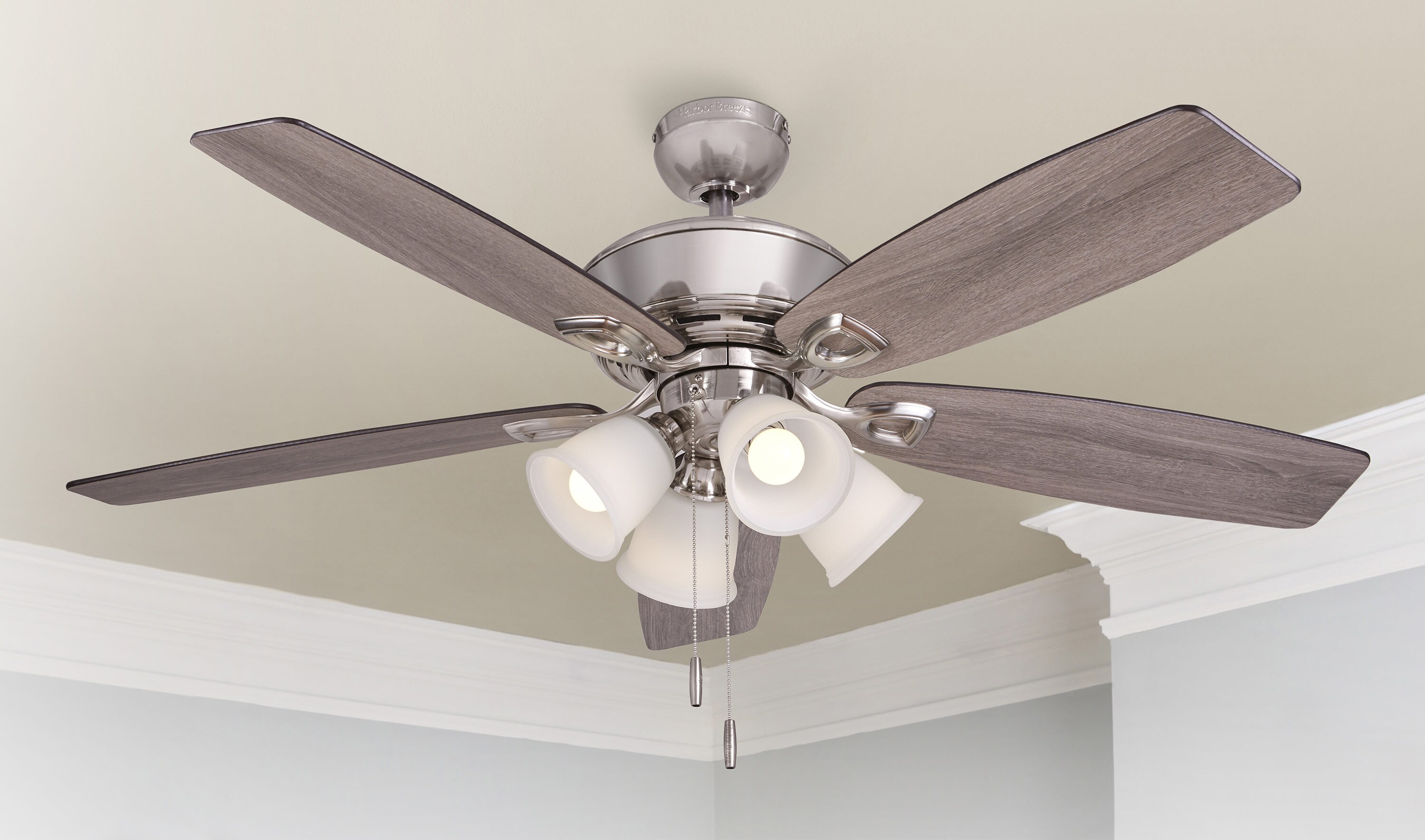 Details about   HARBOR BREEZE Ceiling Fan Downrod 18" BRUSHED PEWTER Factory Wrapped 