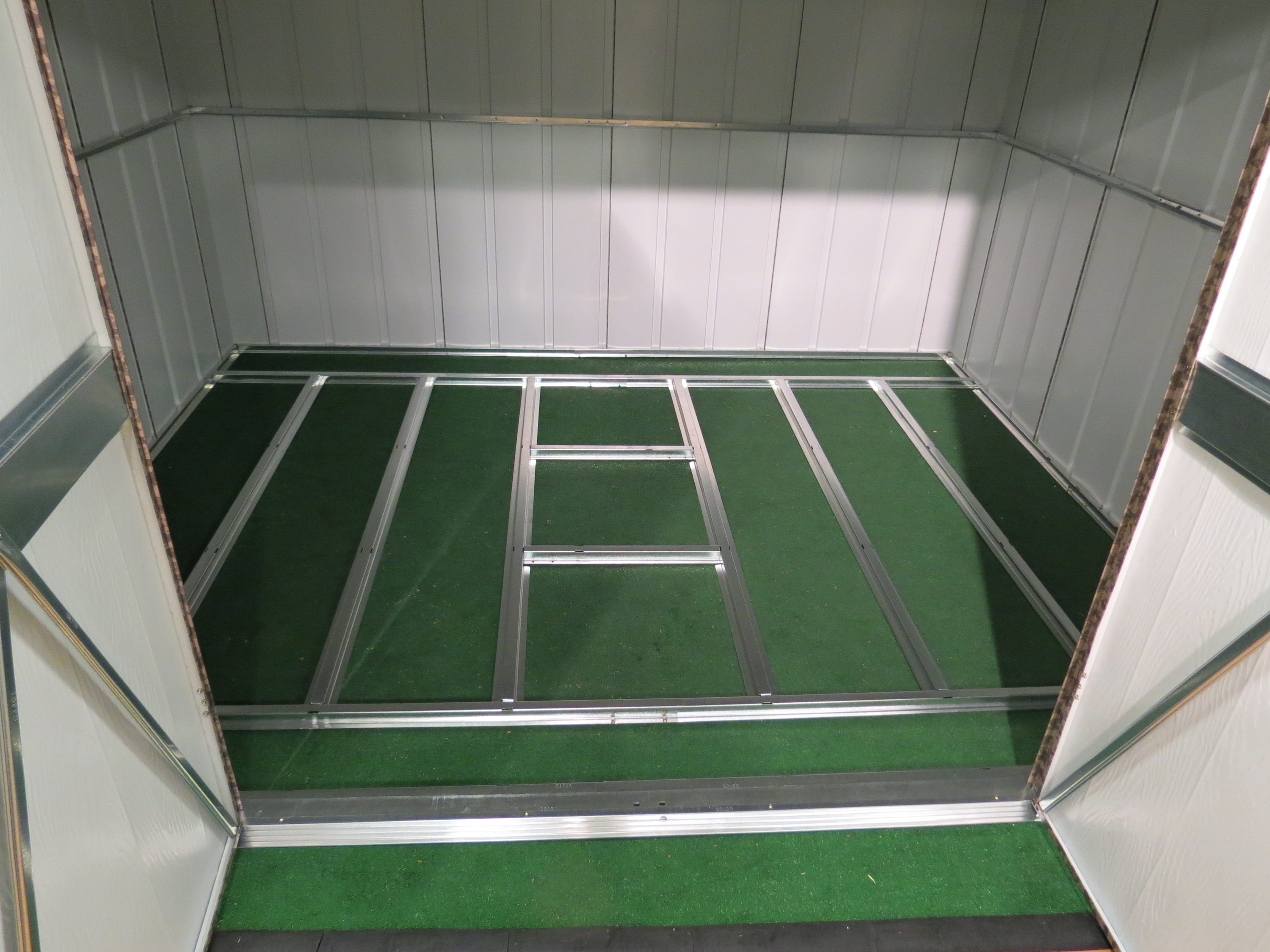 Arrow 9.85ft x 6.96ft Metal Storage Shed Floor Kit in the Storage