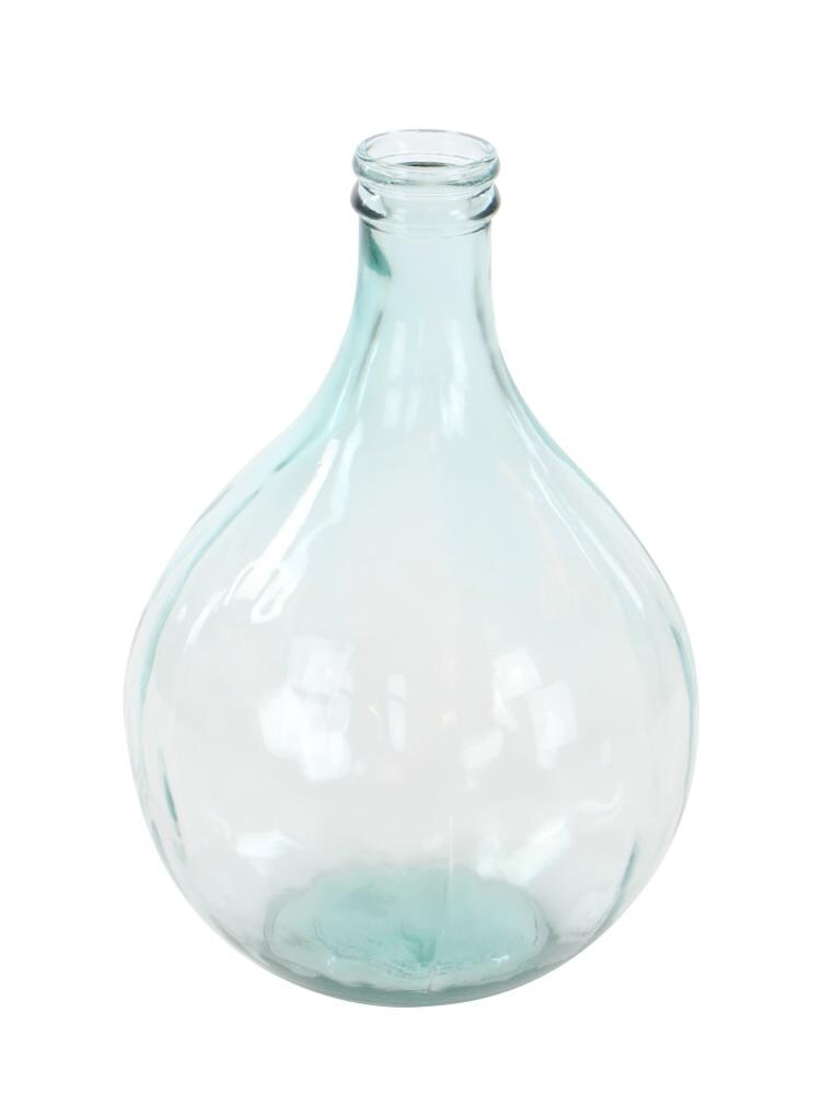 pink glass vase with clear handles r trademark symbol
