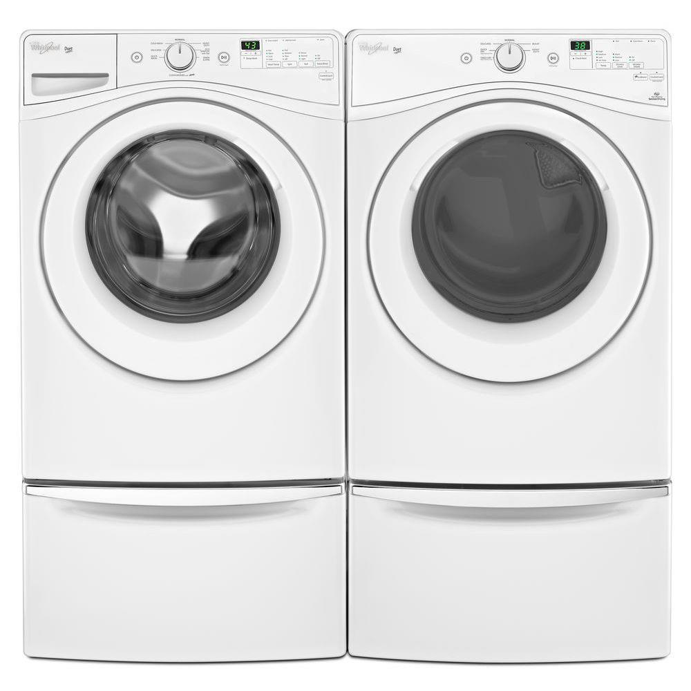 Whirlpool 7.4cu ft Stackable Electric Dryer (White) ENERGY STAR in the