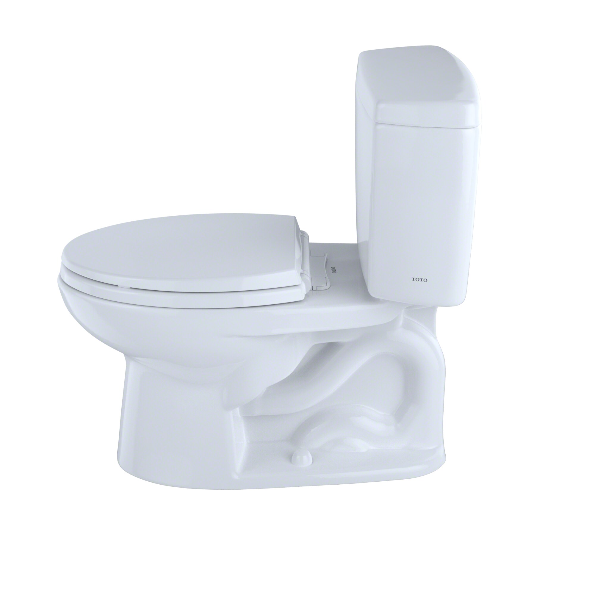 TOTO CST744SLD#03 Drake Elongated Toilet 1.6 GPF with Insulated Tank and Bolt Down Lid Bone