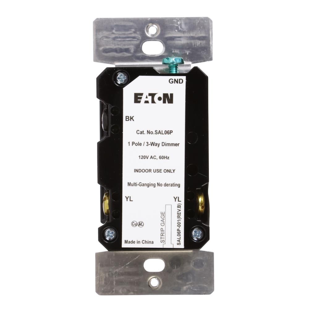 Eaton TI3101L Trace Lighted Dimmer with Combination Single-Pole 3-Way Unit 1000-watt 