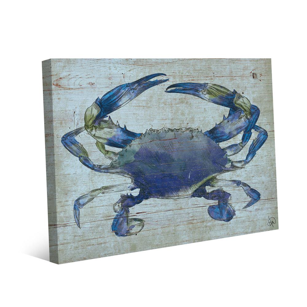 New Blue Crab Wooden Ceiling Fan Pull Chain 