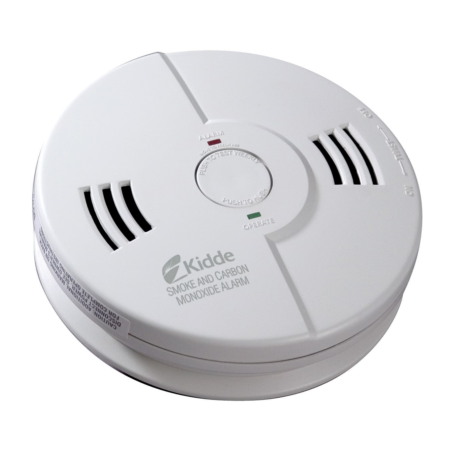 Kidde 21026043 Battery-Operated Combination Smoke/Carbon Monoxide Alarm Detector 
