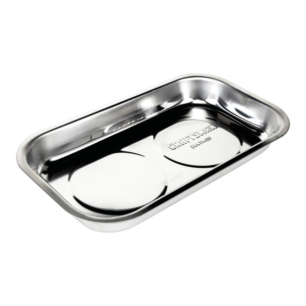 5 x 4" Magnetic Parts Tray Dish storage Holder Circular Round Stainless Steel 