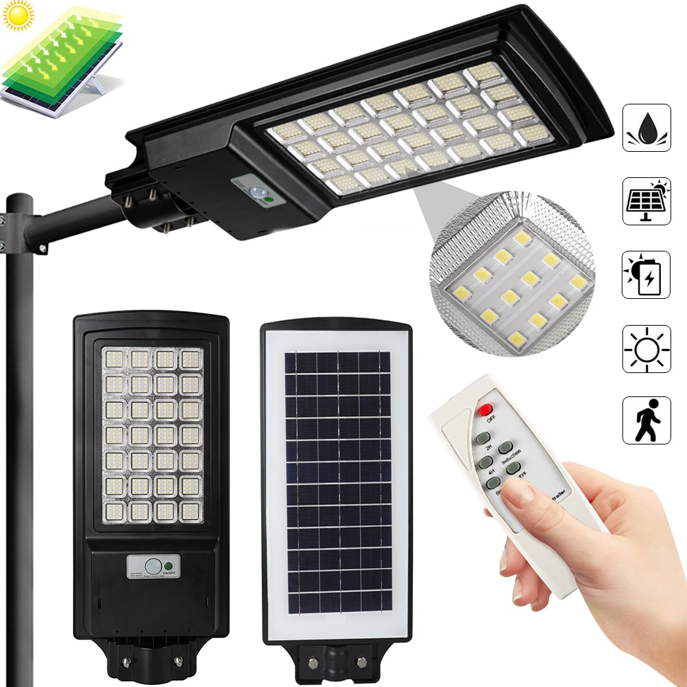18 LED Outdoor Solar Wall Light Waterproof Outdoor Commerical Lamp Auto On/Off 
