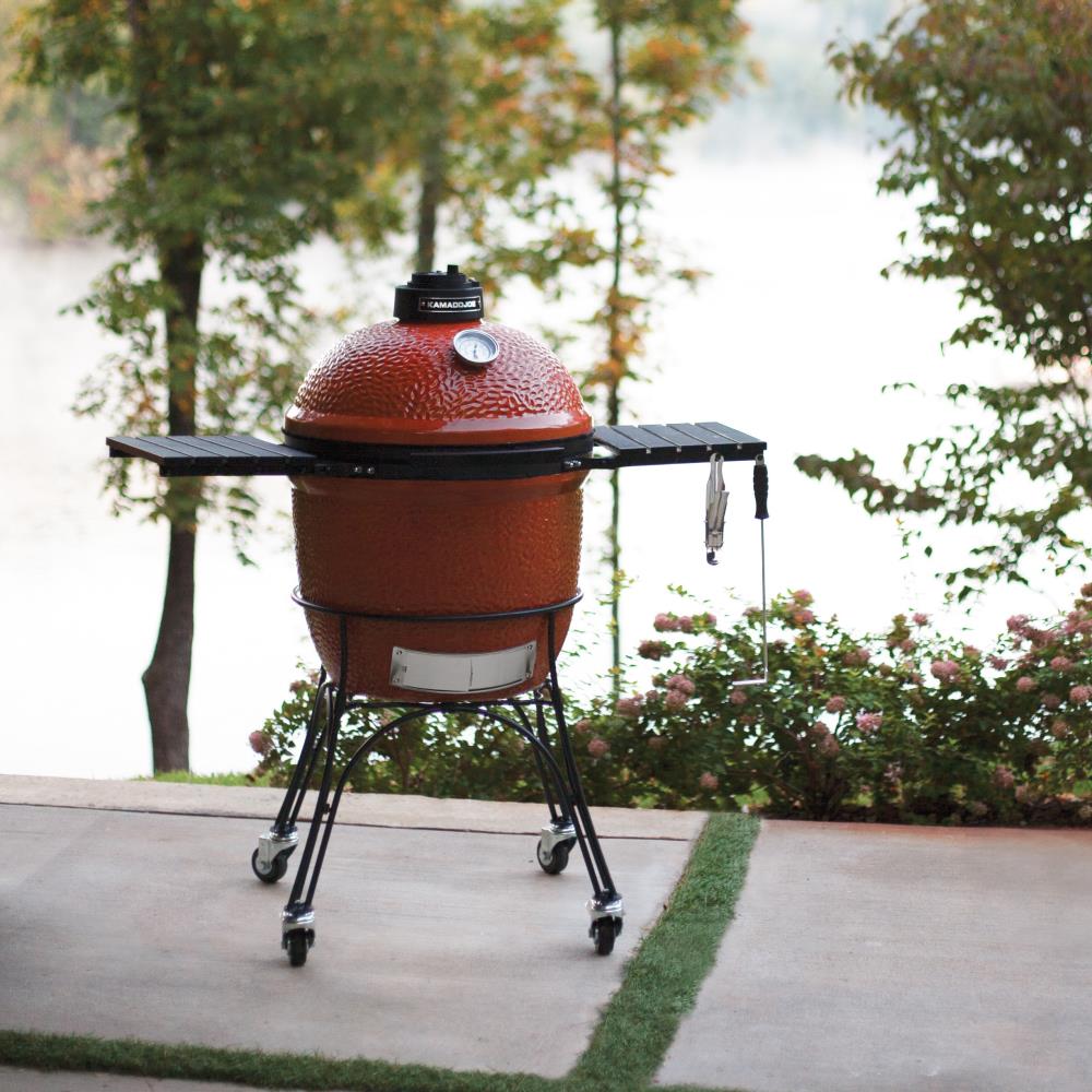Joe Classic I 18-in Blaze Red Kamado Charcoal Grill in the Charcoal Grills at Lowes.com