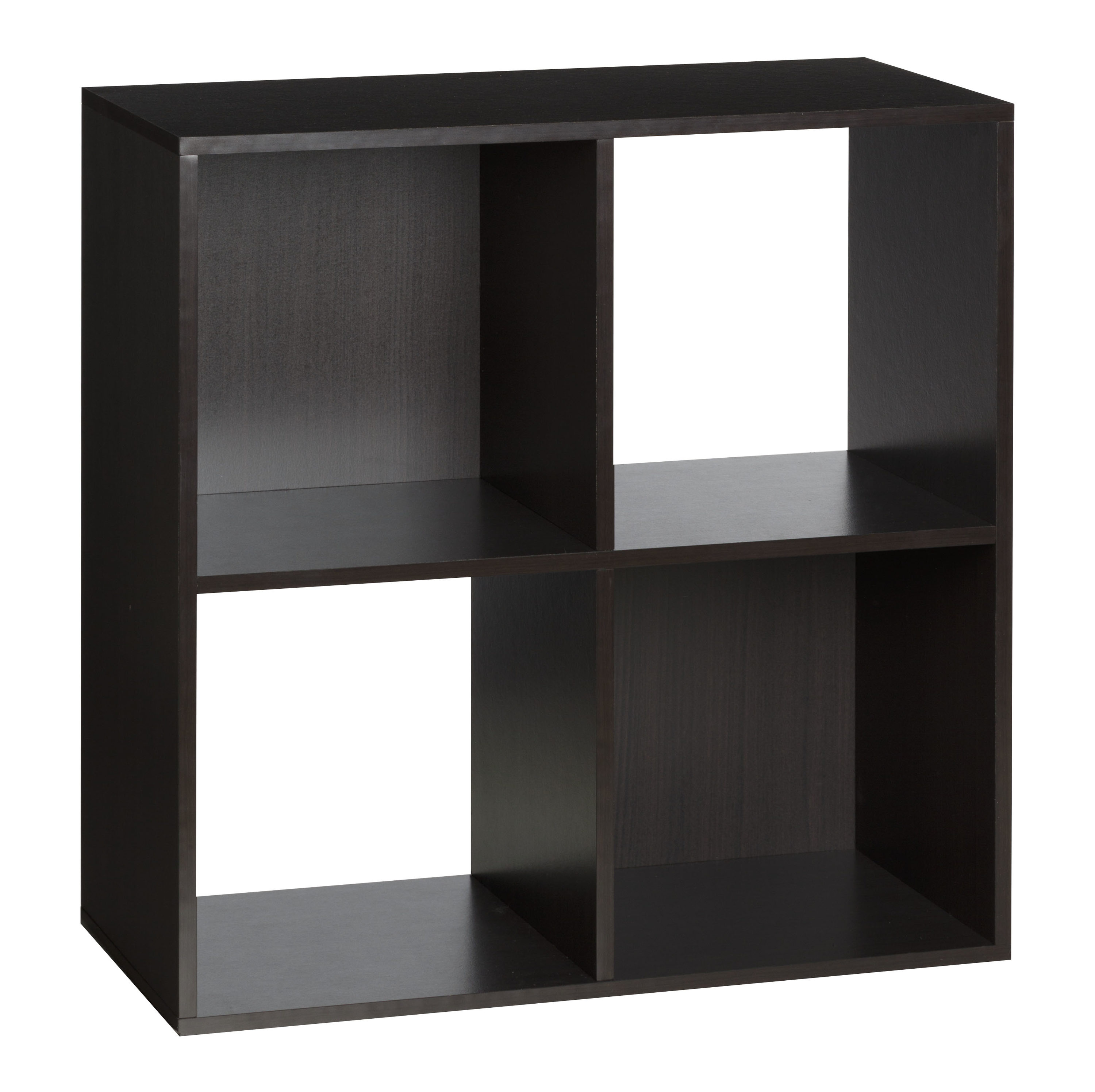 Espresso 12 Cube Bookcase Storage Organizer Wooden Office Shelving Bookshelf 