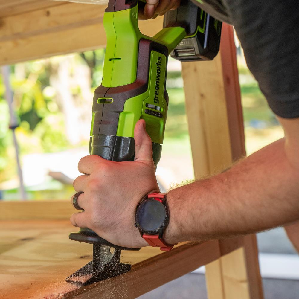 Greenworks 24-volt Variable Speed Brushless Cordless Reciprocating Saw (Tool Only)