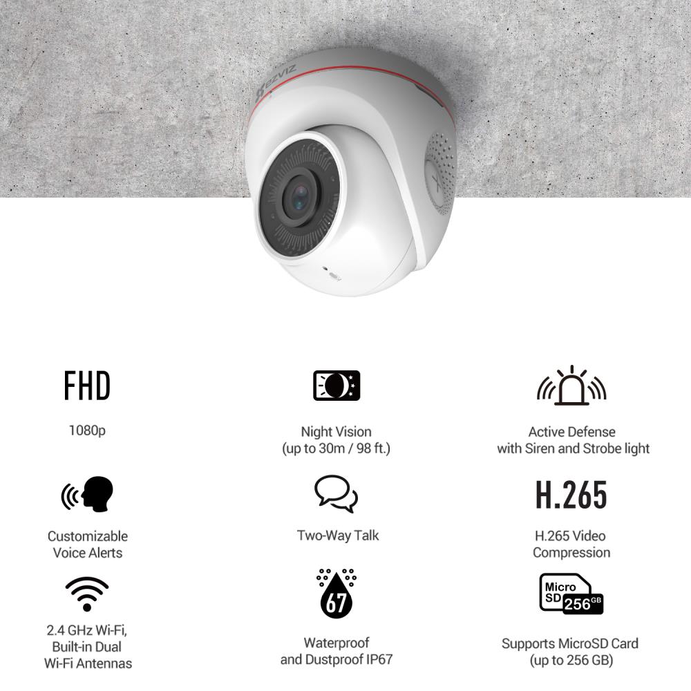 can i monitor cameras in multiple homes with ezviz app