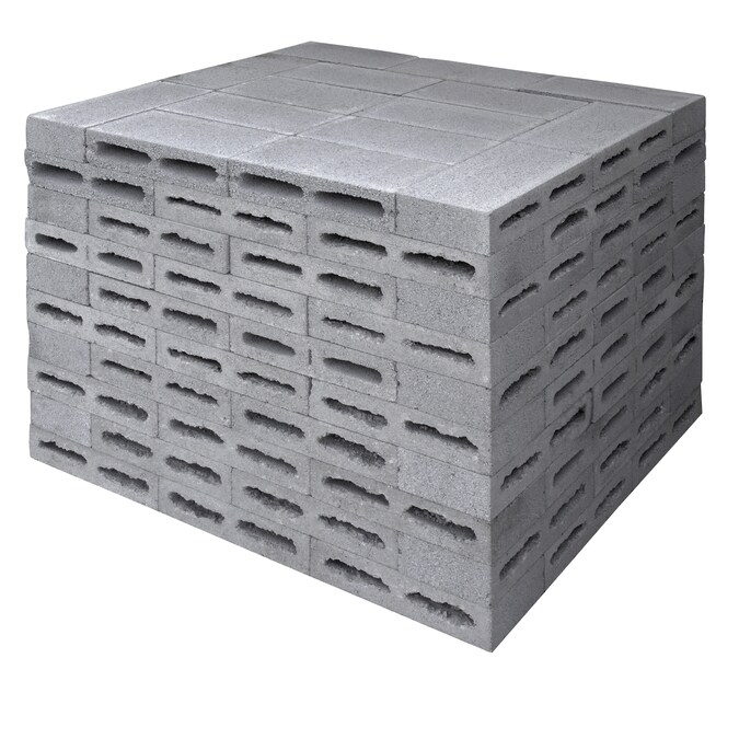 4-in x 8-in x 16-in Standard Cored Concrete Block in the Concrete