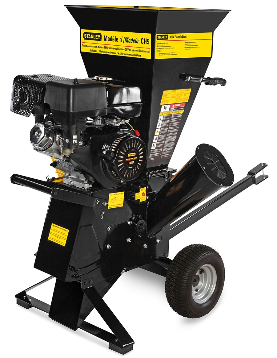 Stanley 15hp 420cc Elect Start Chip Shred In The Gas Wood Chippers Department At Lowes Com
